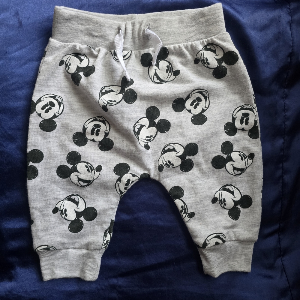 Disney Mickey Mouse Gray Joggers for Kids